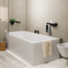 2-otworowa bateria na brzeg wanny Czarny Matowy Vernis Blend HANSGROHE 71442670