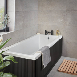 2-otworowa bateria na brzeg wanny Czarny Matowy Vernis Blend HANSGROHE 71442670