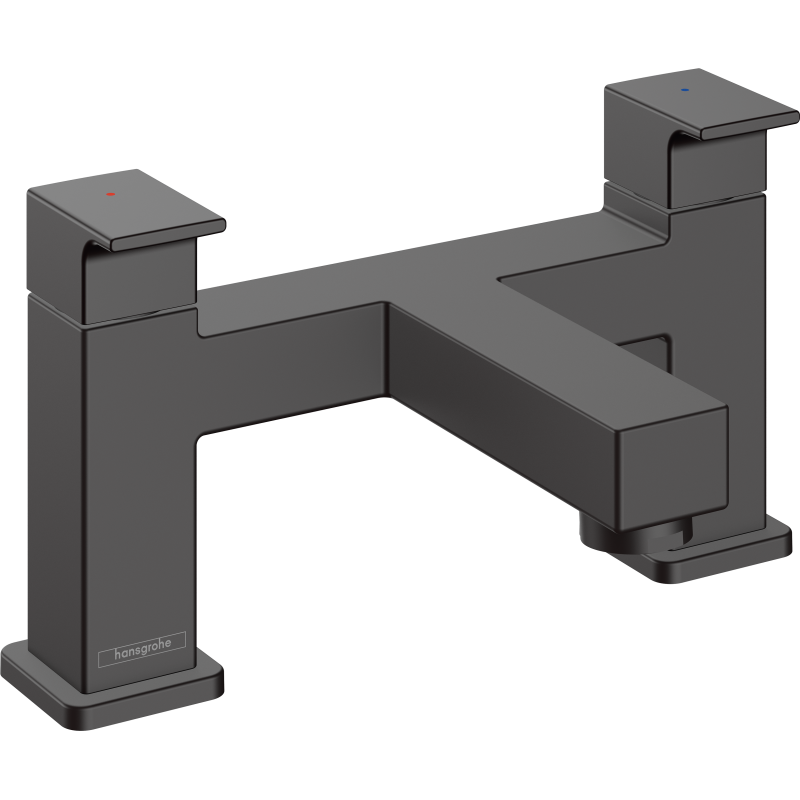 2-otworowa bateria na brzeg wanny Czarny Matowy Vernis Shape HANSGROHE 71452670