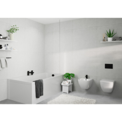 2-otworowa bateria na brzeg wanny Czarny Matowy Vernis Shape HANSGROHE 71452670
