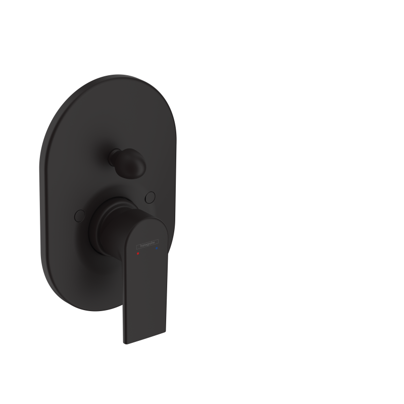 Jednouchwytowa bateria wannowa, podtynkowa Czarny Matowy Vernis Shape HANSGROHE 71458670