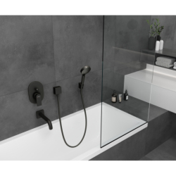 Jednouchwytowa bateria wannowa, podtynkowa Czarny Matowy Vernis Shape HANSGROHE 71458670