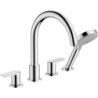 4-otworowa bateria na brzeg wanny Chrom Vernis Shape HANSGROHE 71459000