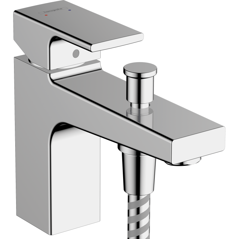 Jednouchwytowa bateria wannowa Monotrou z przełącznikiem ciśnieniowym Chrom Vernis Shape HANSGROHE 71463000