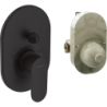 Podtynkowa bateria wannowa z element podstawowym Czarny Matowy Vernis Blend HANSGROHE 71473670