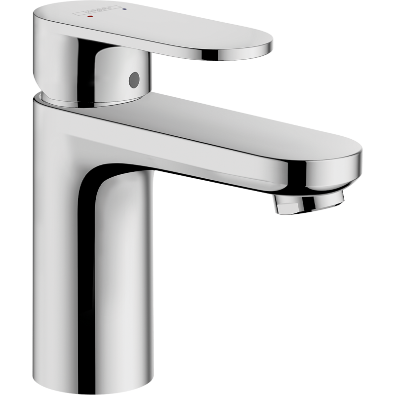 Jednouchwytowa bateria umywalkowa 100 z kompletem odpływowym z cięgłem Chrom Vernis Blend HANSGROHE 71551000