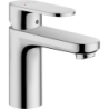 Jednouchwytowa bateria umywalkowa 100 z kompletem odpływowym z cięgłem Chrom Vernis Blend HANSGROHE 71551000