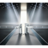 Jednouchwytowa bateria umywalkowa 100 z kompletem odpływowym z cięgłem Chrom Vernis Blend HANSGROHE 71551000
