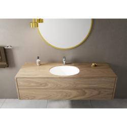 Jednouchwytowa bateria umywalkowa 100 z kompletem odpływowym z cięgłem Chrom Vernis Blend HANSGROHE 71551000