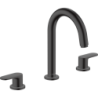 3-otworowa bateria umywalkowa z kompletem odpływowym z cięgłem Czarny Matowy Vernis Blend HANSGROHE 71553670