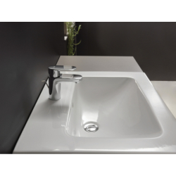 Jednouchwytowa bateria umywalkowa 70 z metalowym kompletem odpływowym z cięgłem Chrom Vernis Blend HANSGROHE 71557000