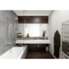 Jednouchwytowa bateria umywalkowa 100 z metalowym kompletem odpływowym z cięgłem Chrom Vernis Blend HANSGROHE 71559000