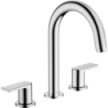 3-otworowa bateria umywalkowa z kompletem odpływowym z cięgłem Chrom Vernis Shape HANSGROHE 71563000