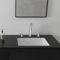 3-otworowa bateria umywalkowa z kompletem odpływowym z cięgłem Chrom Vernis Shape HANSGROHE 71563000