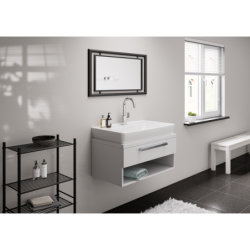 Jednouchwytowa bateria umywalkowa 200 z obrotową wylewką i kompletem odpływowym z cięgłem Chrom Vernis Shape HANSGROHE 71564000