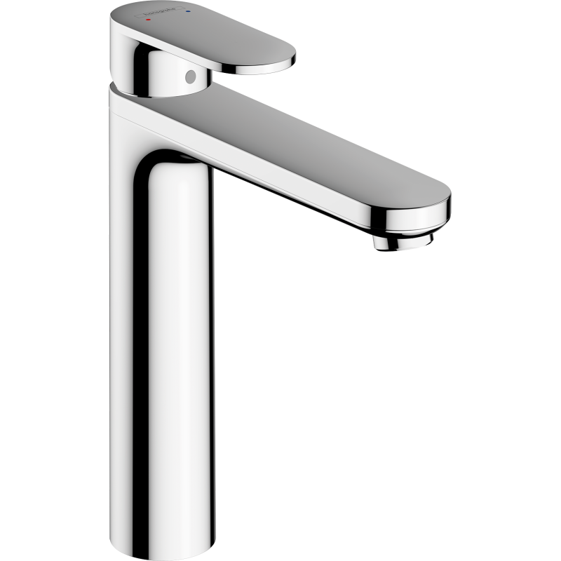 Bateria umywalkowa 190 z odizolowanym kanałem wody i kpl odpływowym z cięgłem Chrom Vernis Blend HANSGROHE 71572000