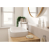 Bateria umywalkowa 190 z odizolowanym kanałem wody i kpl odpływowym z cięgłem Chrom Vernis Blend HANSGROHE 71572000