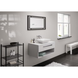 Jednouchwytowa bateria umywalkowa z wylewką 20,7 cm, ścienna, podtynkowa Chrom Vernis Shape HANSGROHE 71578000