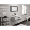 Jednouchwytowa bateria umywalkowa z wylewką 20,7 cm, ścienna, podtynkowa Czarny Matowy Vernis Shape HANSGROHE 71578670