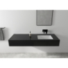 Jednouchwytowa bateria umywalkowa z wylewką 20,7 cm, ścienna, podtynkowa Czarny Matowy Vernis Shape HANSGROHE 71578670