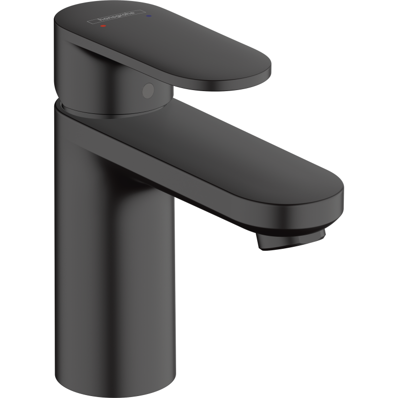 Jednouchwytowa bateria umywalkowa 100 bez kompletu odpływowego Czarny Matowy Vernis Blend HANSGROHE 71580670
