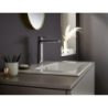 Jednouchwytowa bateria umywalkowa 190 z metalowym kompletem odpływowym z cięgłem Chrom Vernis Blend HANSGROHE 71581000