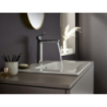 Jednouchwytowa bateria umywalkowa 190 z metalowym kompletem odpływowym z cięgłem Chrom Vernis Blend HANSGROHE 71581000