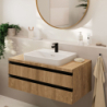 Jednouchwytowa bateria umywalkowa 70 CoolStart z kompletem odpływowym z cięgłem Czarny Matowy Vernis Blend HANSGROHE 71584670
