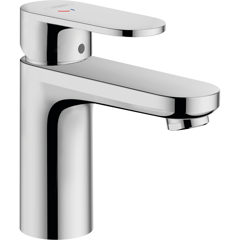 Jednouchwytowa bateria umywalkowa 100 CoolStart z kompletem odpływowym z cięgłem Chrom Vernis Blend HANSGROHE 71585000