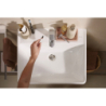 Jednouchwytowa bateria umywalkowa 100 CoolStart z kompletem odpływowym z cięgłem Chrom Vernis Blend HANSGROHE 71585000