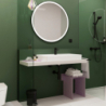 Jednouchwytowa bateria umywalkowa 100 CoolStart z kompletem odpływowym Push-Open Czarny Matowy Vernis Blend HANSGROHE 71589670