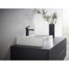 Bateria umyw. 100 CoolStart z odizolowanym kanałem wody i kpl odpływowym z cięgłem Czarny Matowy Vernis Shape HANSGROHE 71594670