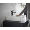 Bateria umyw. 100 CoolStart z odizolowanym kanałem wody i kpl odpływowym z cięgłem Czarny Matowy Vernis Shape HANSGROHE 71594670