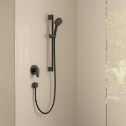 Jednouchwytowa bateria prysznicowa, podtynkowa Czarny Matowy Vernis Blend HANSGROHE 71649670
