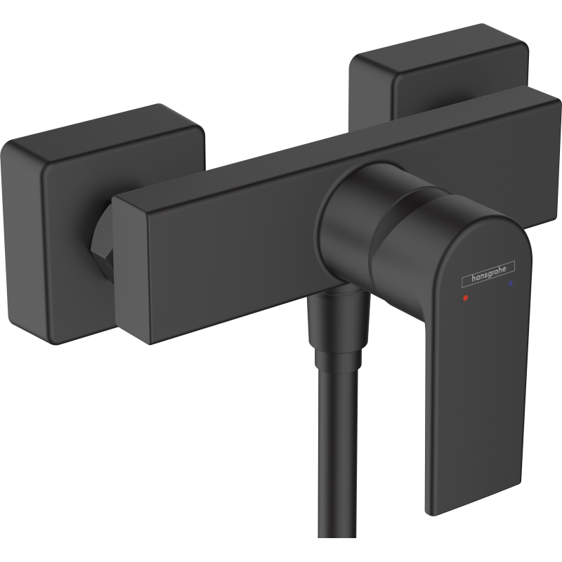 Jednouchwytowa bateria prysznicowa, natynkowa Czarny Matowy Vernis Shape HANSGROHE 71650670