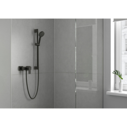 Jednouchwytowa bateria prysznicowa, natynkowa Czarny Matowy Vernis Shape HANSGROHE 71650670