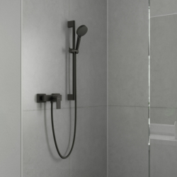 Jednouchwytowa bateria prysznicowa, natynkowa Czarny Matowy Vernis Shape HANSGROHE 71650670