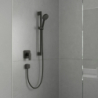 Jednouchwytowa bateria prysznicowa, podtynkowa Czarny Matowy Vernis Shape HANSGROHE 71658670