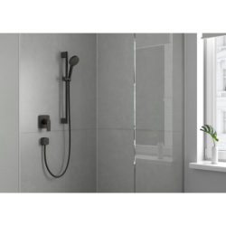 Jednouchwytowa bateria prysznicowa, podtynkowa Czarny Matowy Vernis Shape HANSGROHE 71658670