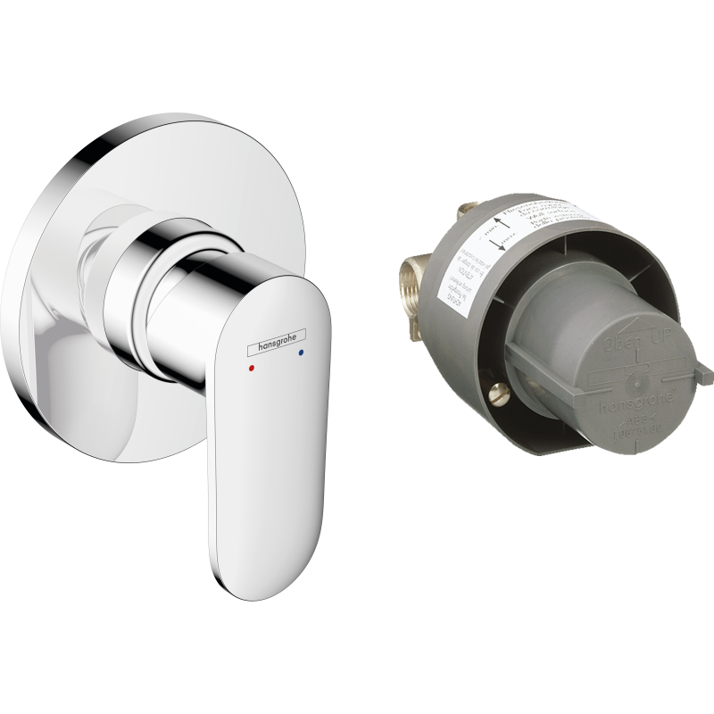 Podtynkowa bateria prysznicowa z element podstawowym Chrom Vernis Blend HANSGROHE 71663000