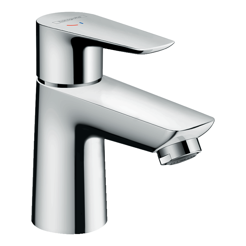 Jednouchwytowa bateria umywalkowa 80 CoolStart z kompletem odpływowym z cięgłem Chrom Talis E HANSGROHE 71703000