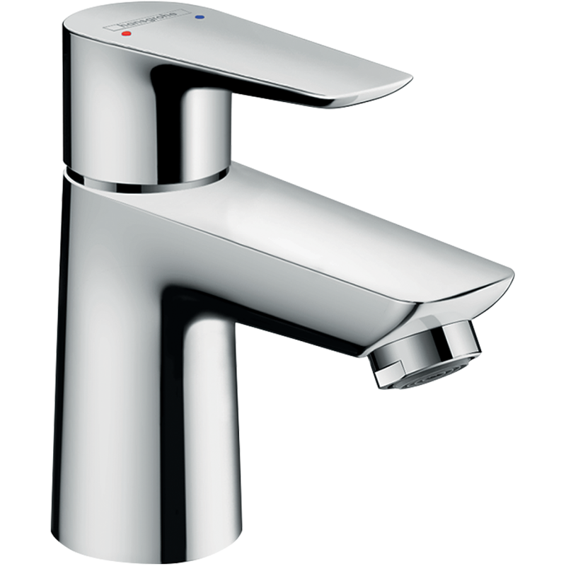 Jednouchwytowa bateria umywalkowa 80 LowFlow z kompletem odpływowym z cięgłem Chrom Talis E HANSGROHE 71705000