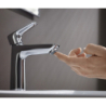 Jednouchwytowa bateria umywalkowa 110 z kompletem odpływowym z cięgłem Chrom Talis E HANSGROHE 71710000