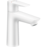 Jednouchwytowa bateria umywalkowa 110 z kompletem odpływowym z cięgłem Biały Matowy Talis E HANSGROHE 71710700