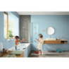 Jednouchwytowa bateria umywalkowa 110 z kompletem odpływowym Push-Open Chrom Talis E HANSGROHE 71711000