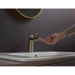Jednouchwytowa bateria umywalkowa 110 bez kompletu odpływowego Brąz Szczotkowany Talis E HANSGROHE 71712140