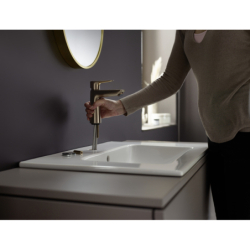 Jednouchwytowa bateria umywalkowa 110 bez kompletu odpływowego Brąz Szczotkowany Talis E HANSGROHE 71712140