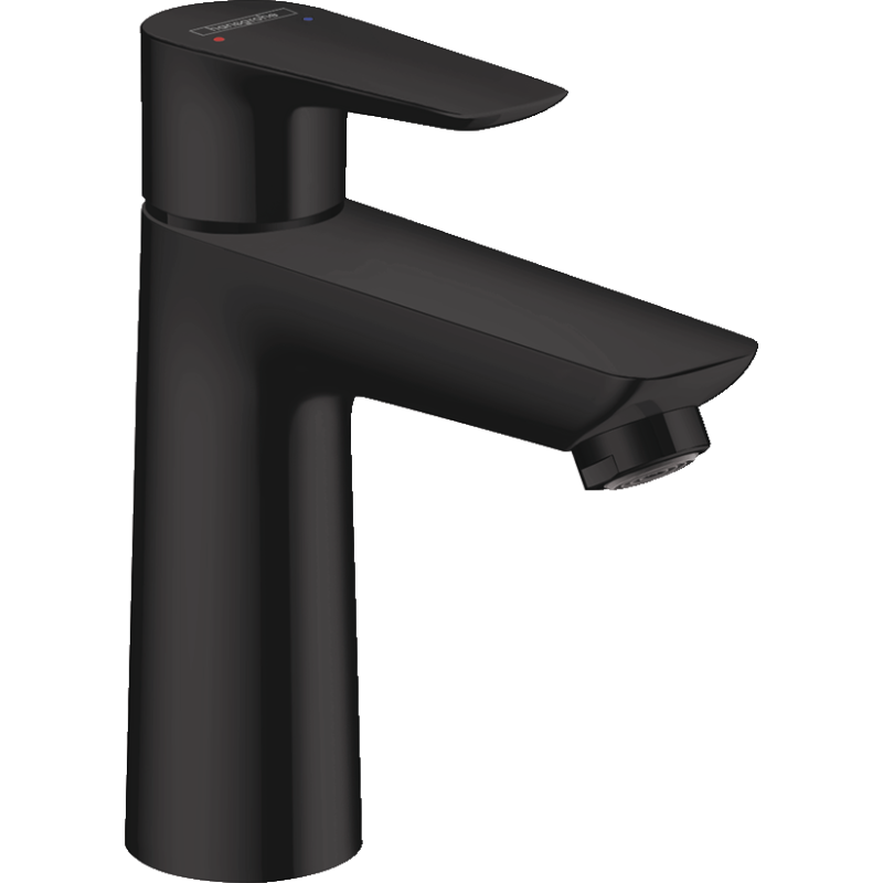 Jednouchwytowa bateria umywalkowa 110 bez kompletu odpływowego Czarny Matowy Talis E HANSGROHE 71712670