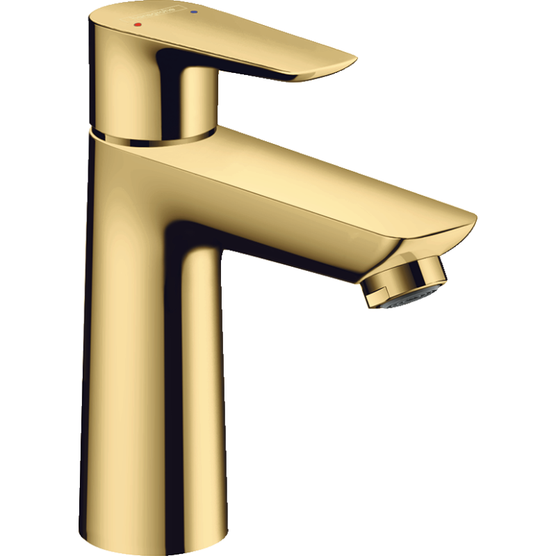 Jednouchwytowa bateria umywalkowa 110 bez kompletu odpływowego Złoty Optyczny Polerowany Talis E HANSGROHE 71712990