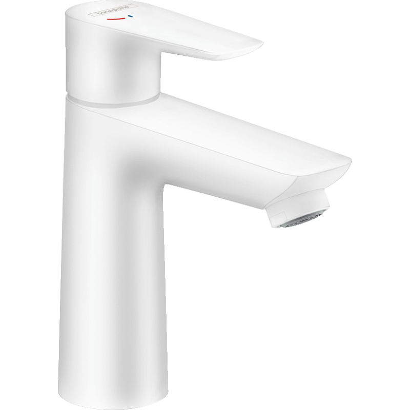 Jednouchwytowa bateria umywalkowa 110 CoolStart bez kompletu odpływowego Biały Matowy Talis E HANSGROHE 71714700